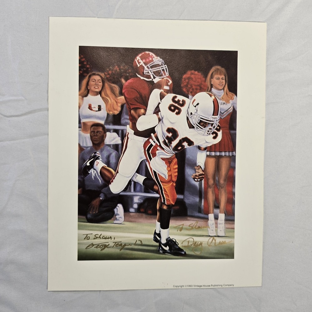 1992 National Championship ALABAMA FOOTBALL picture Signed George Teague 8x10